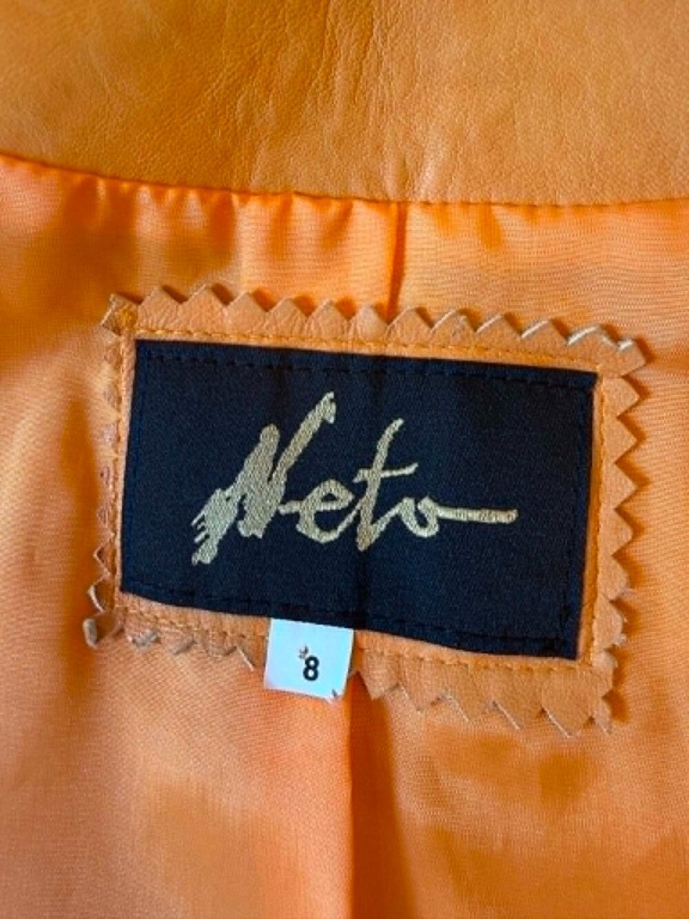 Vintage Neto Buttery Soft 100% Leather Cropped Jacket ✨